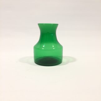 Vase, grøn glas